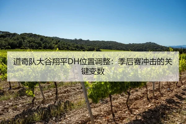 道奇队大谷翔平DH位置调整：季后赛冲击的关键变数